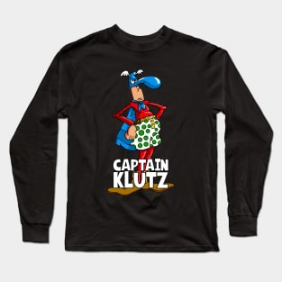 With Great Power Comes a Great Klutz Long Sleeve T-Shirt